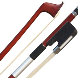 ARCRAW Cello Bow 4/4 Full Size IPE Wood Teacher Student Professional Wood Bow (German Model Round Bow)