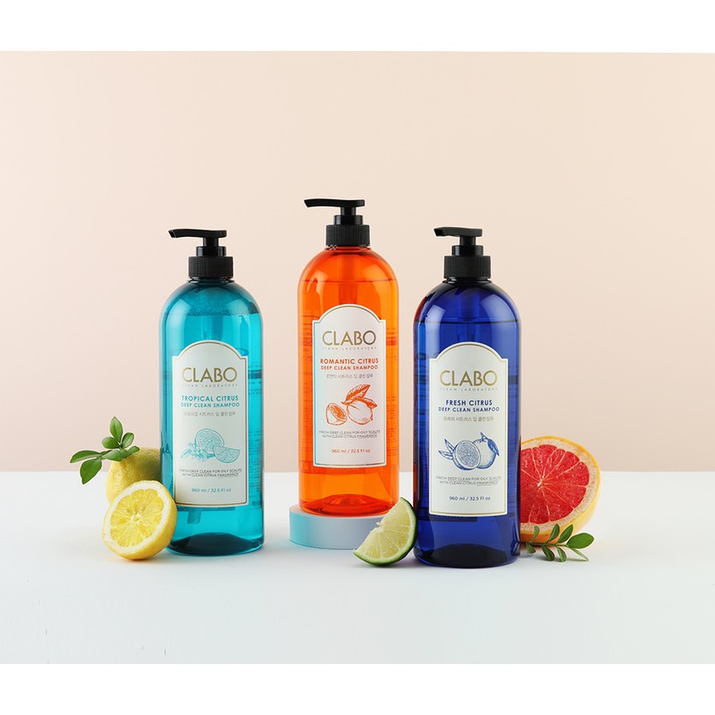 CLABO 딥클린 샴푸 트로피칼 시트러스, 960ml, 2개 CLABO Deep Clean