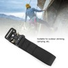 Outdoor Male Multifunction Nylon Tactics Waist Belt for Camping Climbingblack