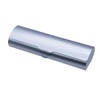 Philley Eyeglass Case Aluminum Ultra-Light Hard Myopia Glasses Case (Silver)