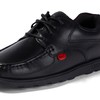 Kickers Kickers Fragma Boys Lace Up School Shoe in Black