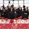Mindsoft 24 Pcs 2026 Graduation Cap Decorations Mason Jar Lid