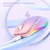 Wireless Mouse Jiggler - LED Wireless Mice with Build-in Mouse