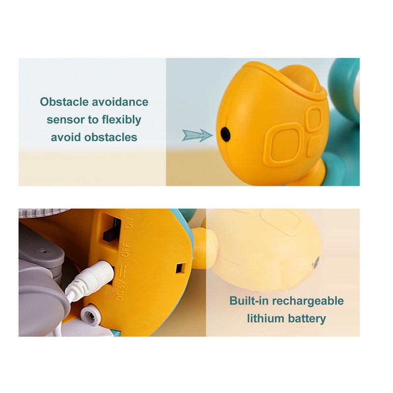 Crab Toy Musical Sound Light Electronic Walking Moving Dancing Sensory