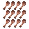 generic 12 Piezas Cuchara De Madera Pequeña Café Cuchara De