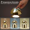 Modern Cordless Mushroom Small Table Lamp Touch LED Lamp, 3-Way