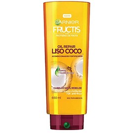 Garnier Fructis Acondicionador Oil Repair Liso Coco, 650 ml