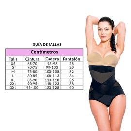 Zona de Rebajas Faja Moldeadora Reductora Velform Cross Compression Boxer Faja Control Abdomen Nude Medium