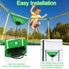 Lyreh Trampoline Basketball Hoop, Adjustable Trampoline Basketball Hoop Attachment with