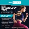 Care Science Waterproof Kinesiology Tape, 40 ct Precut Strips (2