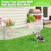 White Plastic Wire Mesh Fence Roll - 15.7IN x 20FT