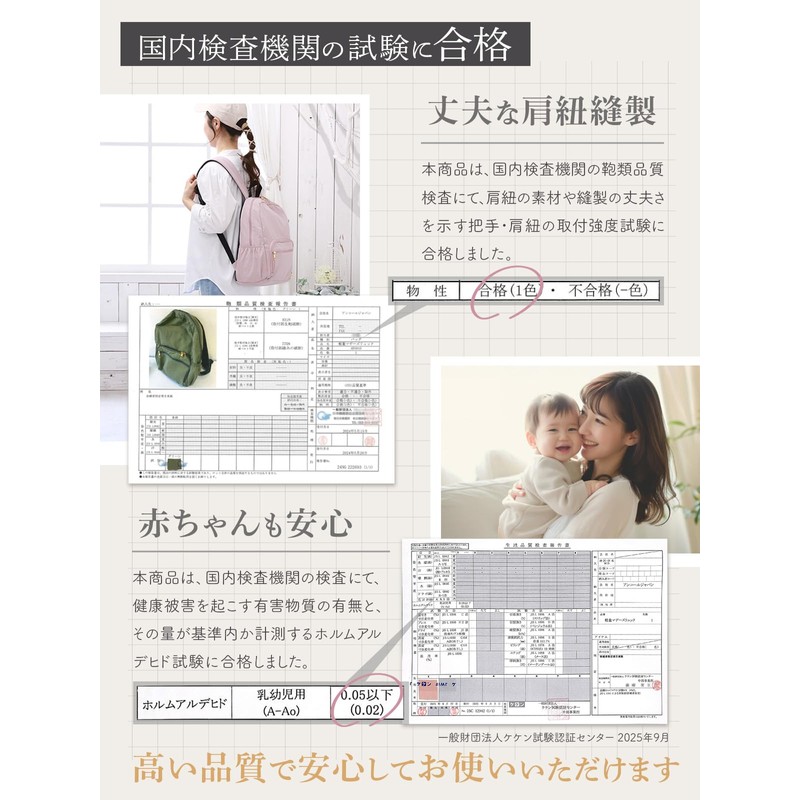 Annekor Mother's Backpack 【Ultra-Lightweight 325g with Multi-Functional Features】 Current Working