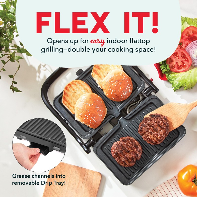 MultiMaker® Flex Press Grill System, Grill + Griddle, Removable Plates