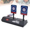 Electronic Shooting Target Auto Reset Scoring Target Sound Light Outdoor