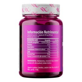 Belacaps Resveratrol Vitamina E 60 Cpsulas Para Mujer Sin Sabor - de, y,