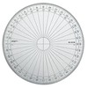 Graphoplex gx115d Full Circle Protractor Clear