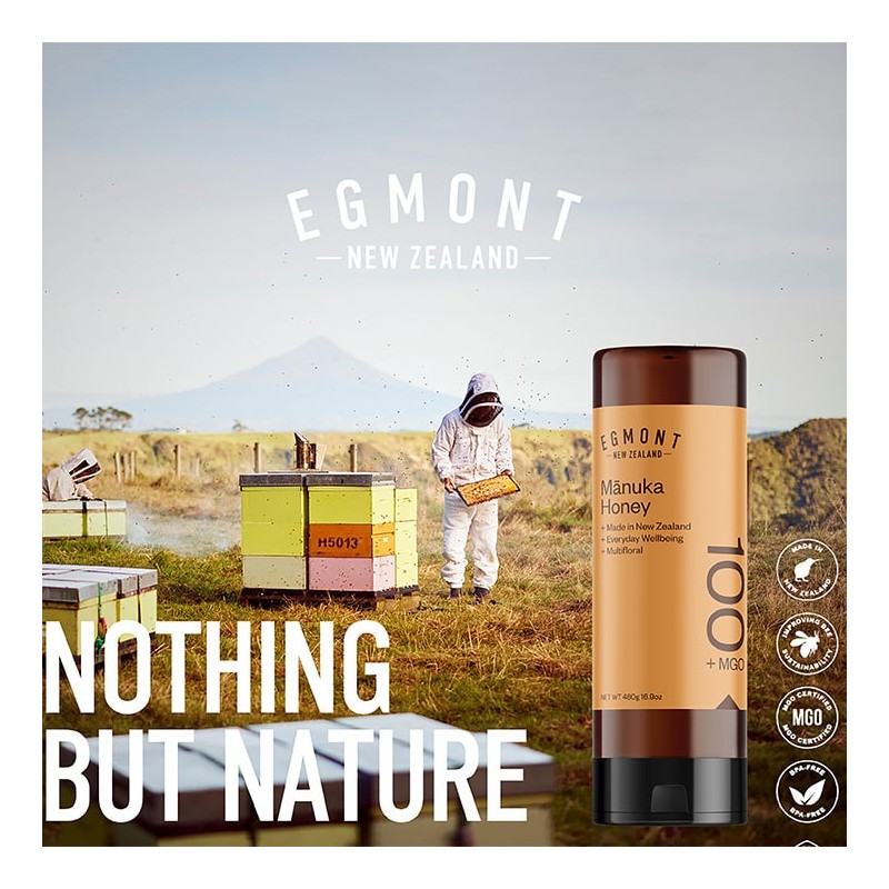 Egmont Honey MGO 100+ Multiflora Squeezy