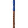 HOHNER Blockflöte Alegra Line, zweiteilig, deutsche Griffweise, blau