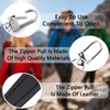 8 PCS Zipper Pull Replacement Leather Handle for Backpacks, Suitcases,