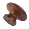 Walnut Wood Drawer Knob | Diameter: 1 1/4" | Wooden
