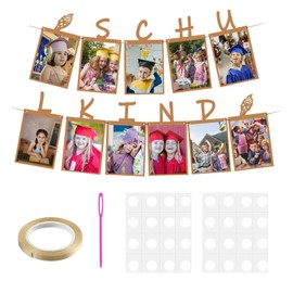 Schulkind Photo Garland, School Child Garland Decoration, Kraft Paper School Decoration, Hanging Start of School Garland, Photo Banner for Boys and Girls, School Start Decoration