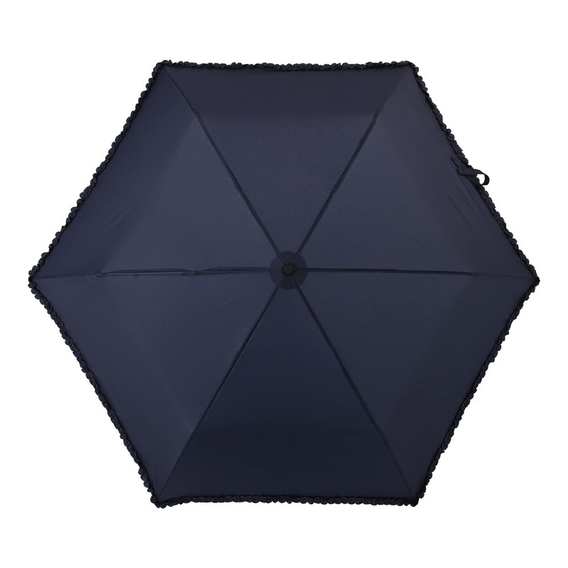 Nifty Colors 1540NV Folding Umbrella, Ruffled Carbon Lightweight Mini 55