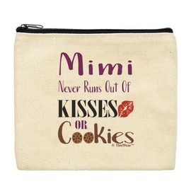 Mimi Gifts for Grandma Mimi Never Runs Out of Cookies Mimi Gifts from Grandson Makeup Bag