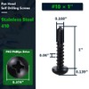 #10 x 1 (100 Pack) Phillips Pan Head Sheet Metal