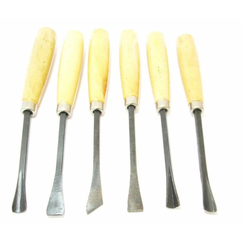 Toolzone 6Pc Carving Chisel Set