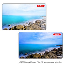 PROfezzion 72mm ND1000 Filter [10 Stop] Fixed Neutral Density Fader for Sigma 18-35mm f1.8 /Nikon Z 24-70mm f4 S/Canon EF 35mm f1.4L II USM Lens & Other 72mm Camera Lenses