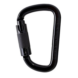 Fusion Climb Tacoma Steel Triple Lock with Key Nose Modified D-shaped Carabiner