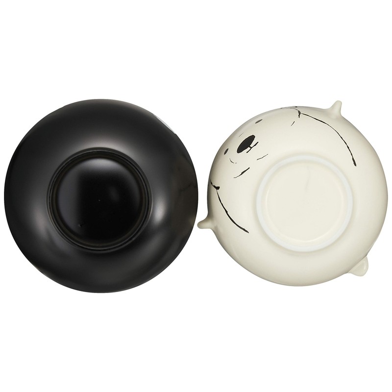 Cute Dinnerware Monochrome Animal Soup Bowl and Rice Bowl Set,