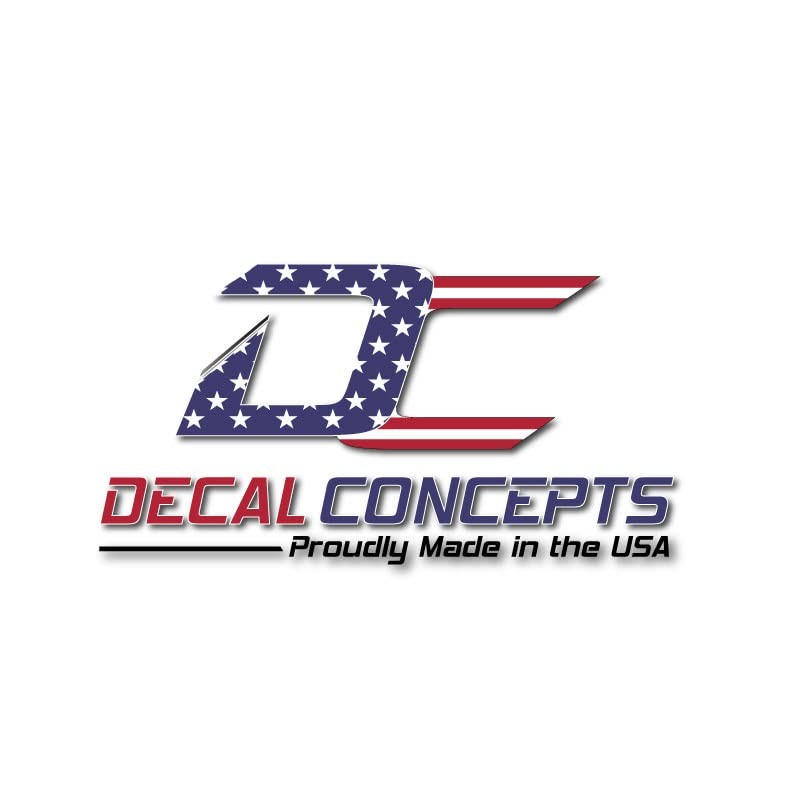 Decal Concepts American Flag Passenger Grab Bar Handle Accent Decal