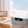 AnRui 4.2 Gallon Lockable Storage Container Bin, Portable Plastic Safe