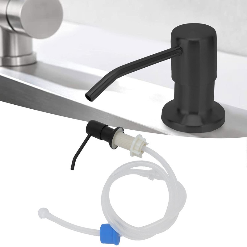 Soap Dispenser, Liquid Soap Dispenser, Embedded Dispenser for Kitchen Sink,
