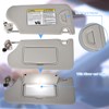 Sun Visor Left Driver Side LH with Mirror and Light