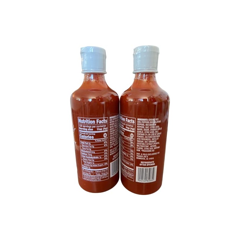 TJ's Trader Joe's Sriracha Hot Sauce (Pack of 2)