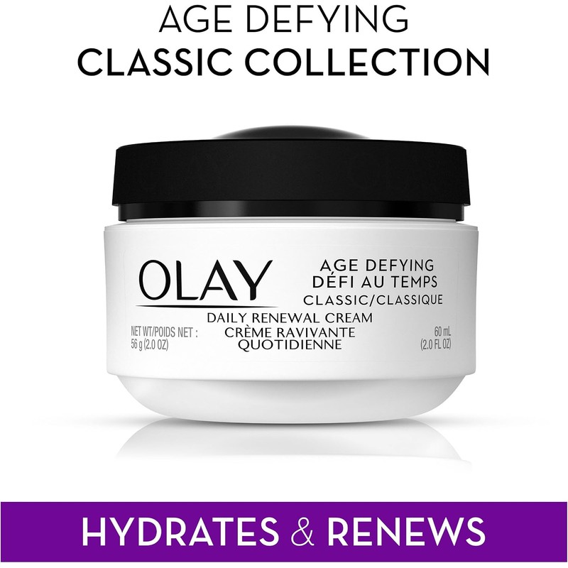 Olay Age Defying Classic Daily Renewal Cream Facial Moisturizer 2