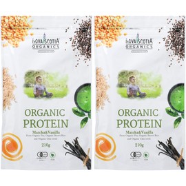 オーガニックプロテイン 抹茶&バニラ 210g 2袋セット