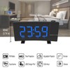 ThreeH Projection Clock FM Radio Alarm Clock with USB Charger