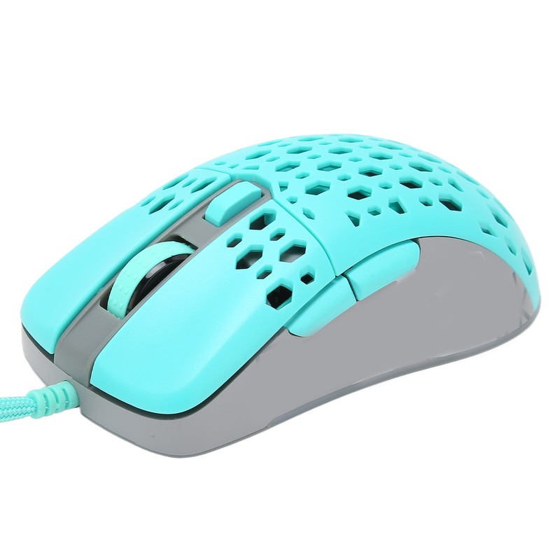 Mouse Adjustable DPI Speed RGB Backlight Ergonomic Beehive Shell Lightweight