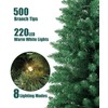 Annecy 7ft Pre-Lit Fir Pencil Christmas Tree, Green Classic Artificial