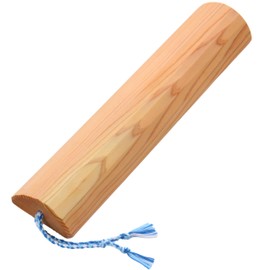 【Made in Japan】 Wooden Blue Bamboo Foot Massager with Rope Ties 35cm Foot Reflexology Foot Massage Bamboo Foot Massager Flatfoot Cold Feet Frequent Urination Foot Massage Tools Natural Cedar Artisan