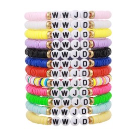 Leseogye WWJD Bracelets, Christian Bracelets for Women Men, Beaded Adjustable Jesus Bracelet, Inspirational Bead Bracelet, Religious Christian Gifts for Teens Youth