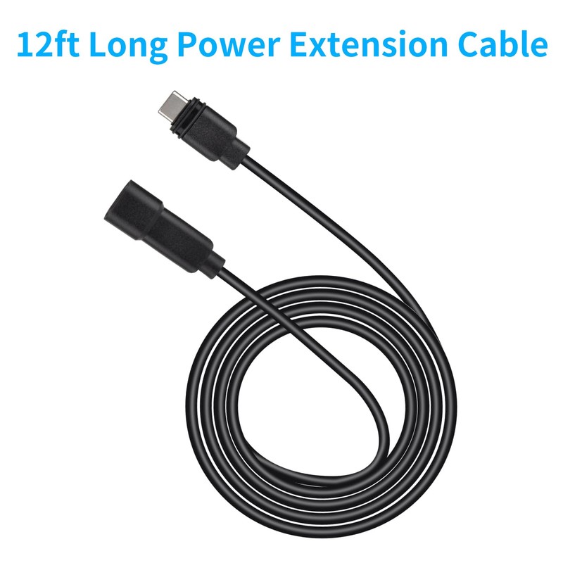 Prestantious Power Extension Cable ONLY Works for Ring Solar Panel,