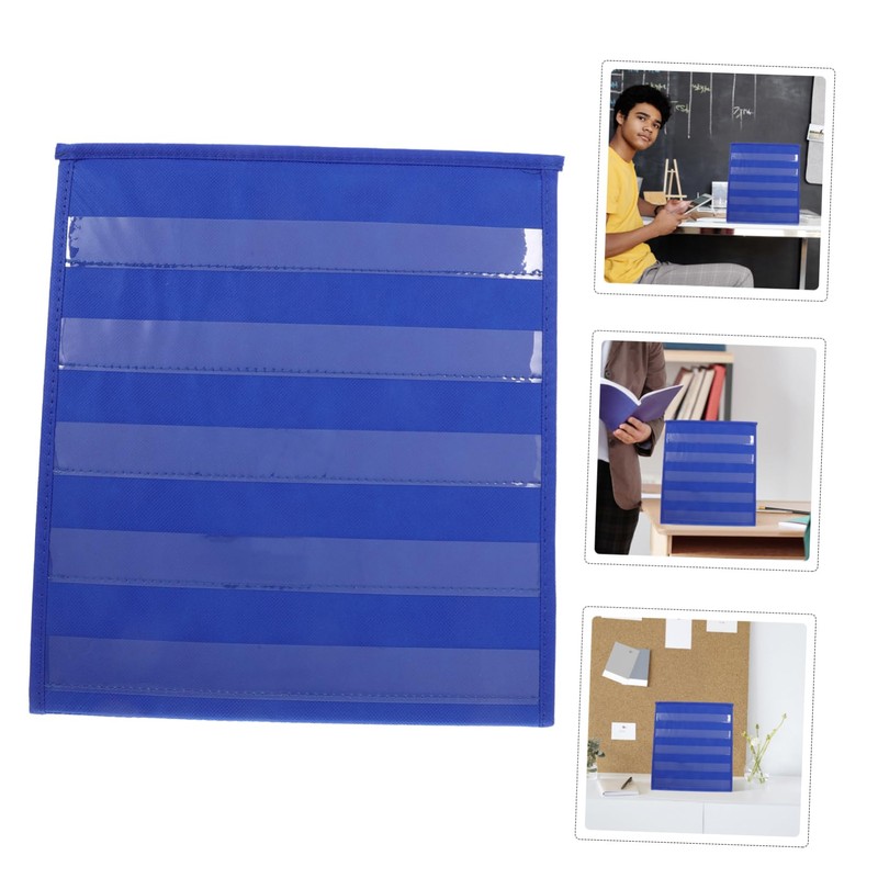 SHINEOFI Desktop Card Display Stand Tabletop Pocket Chart for Classroom