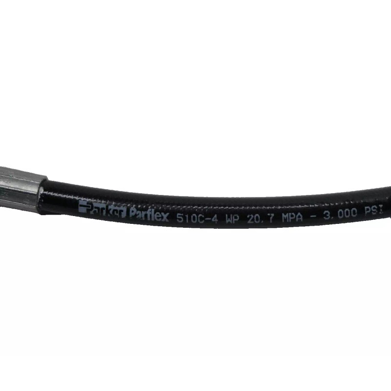 Parker 1/4" hydraulic hose 18" With female jic 4 fittings