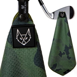 Brawn & Fox Magnetic Golf Towel (Green)