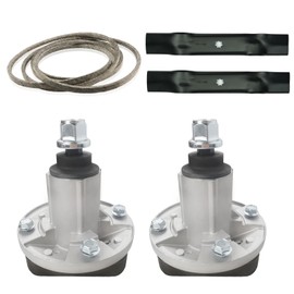 Deck Rebuild Kit for John Deere 42" Models L100 L108 L110 L111 L118, 2 Spindle GY20050 GY20785, 2 Blades GX20249 GX20433, 104" Belt GX20072