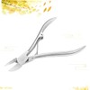 Baluue Stainless Steel Cuticle Cutter and Toenail Clipper Precision Nippers